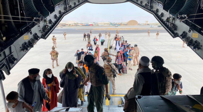 Evacuations from Kabul Airport